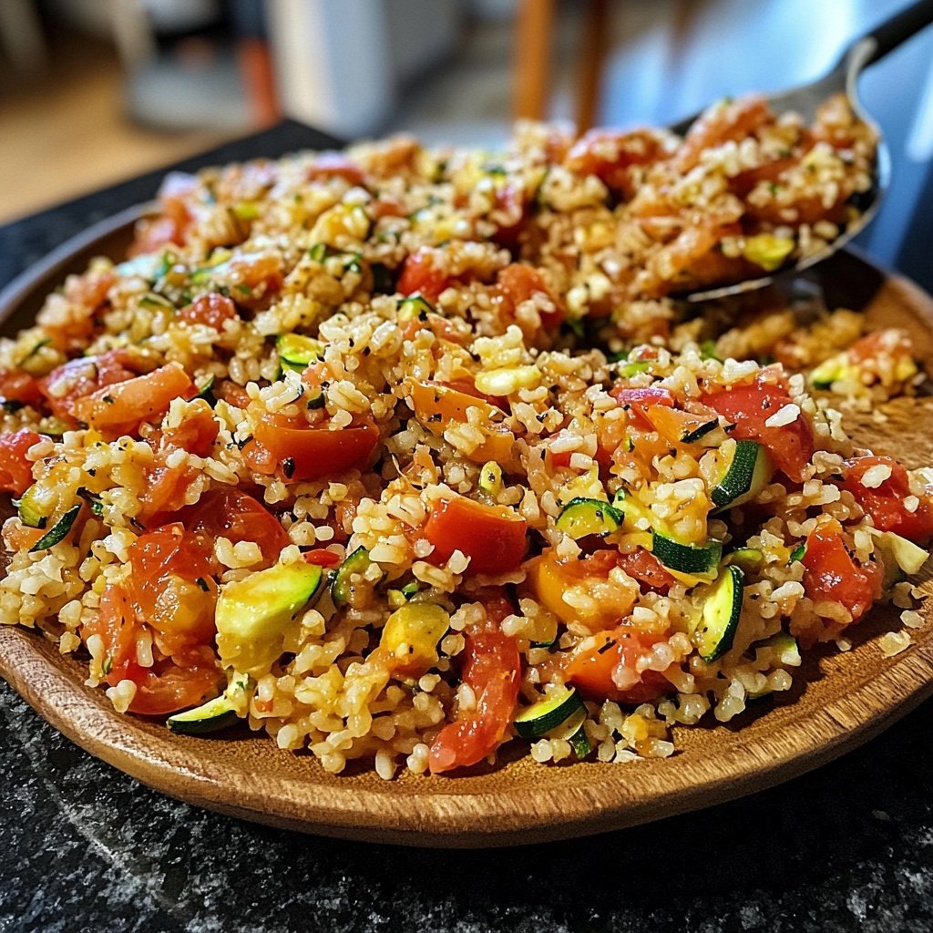 Zucchini-Tomaten-Reis