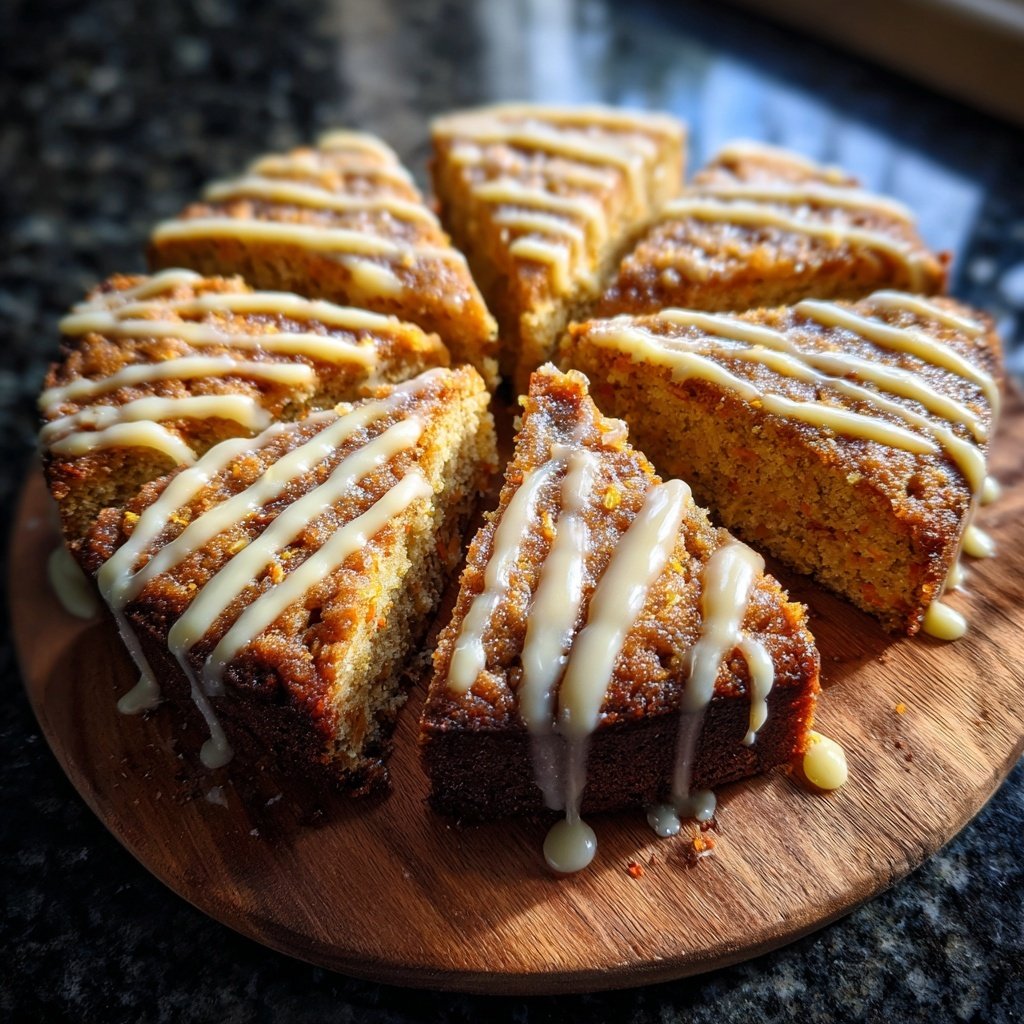 Karottenkuchen Mit Zimt Glasur