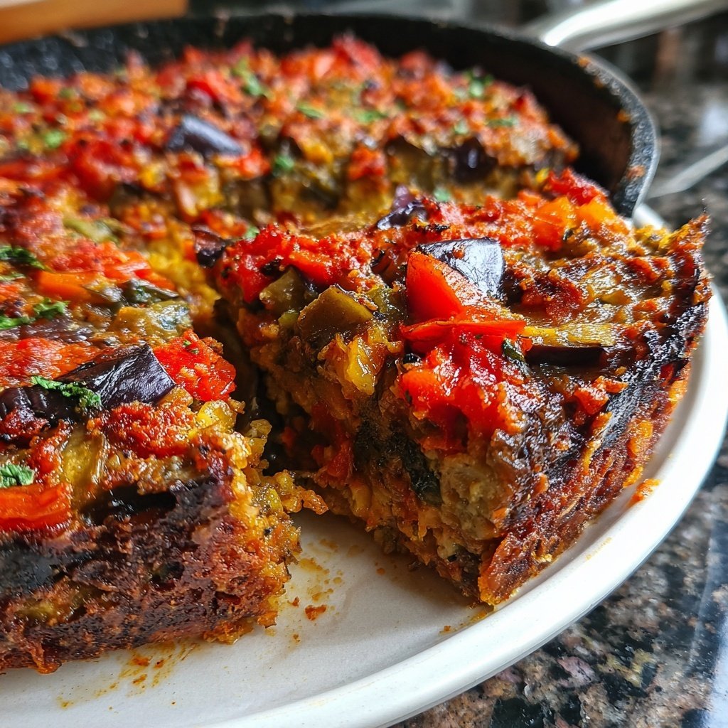 Auberginenpfanne mit mediterranen Gewürzen