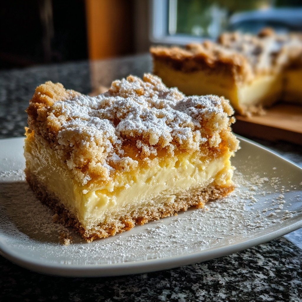 Streuselkuchen Mit Vanillepudding