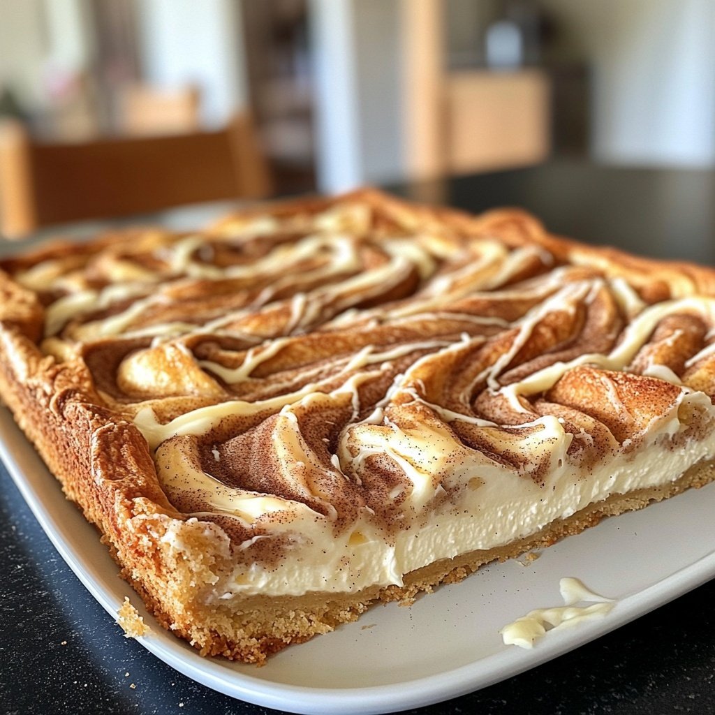 Zimtschnecken-Käsekuchen