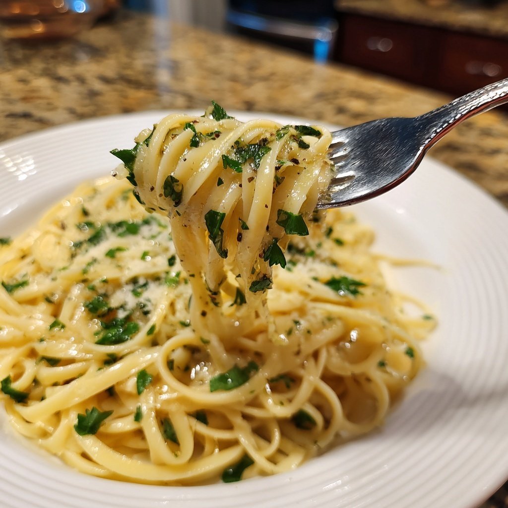 Schnell & Einfach 15-Minuten Knoblauchpasta