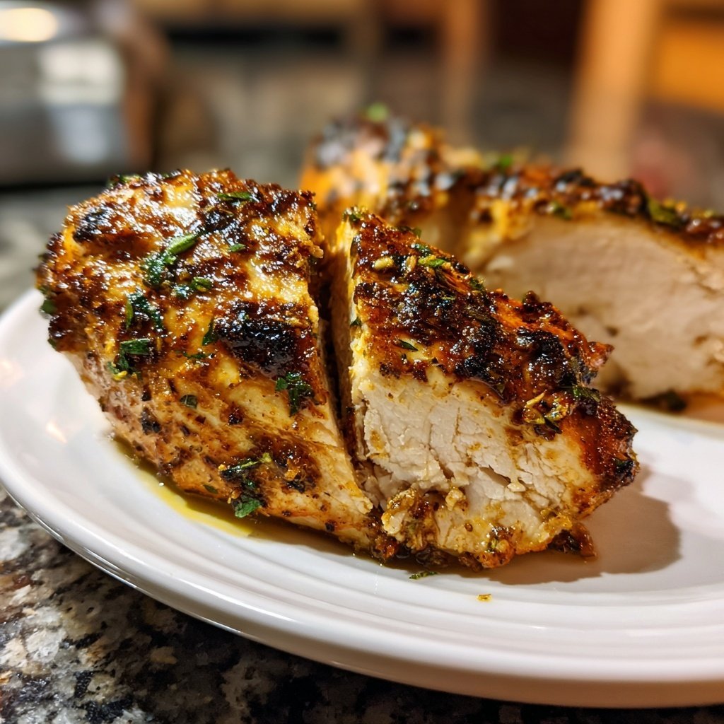 Hähnchenbrust in Joghurt Marinade