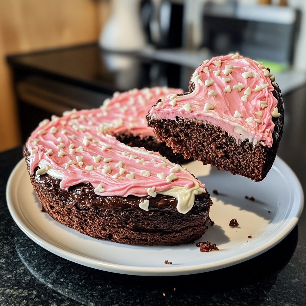 Herzkuchen zum Valentinstag